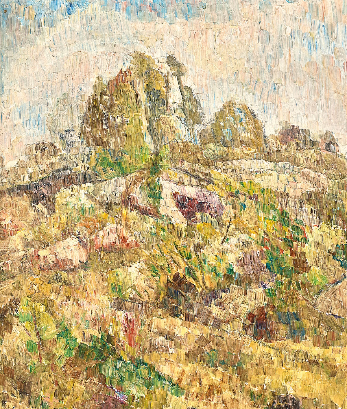 Grace Cossington Smith Hill in the Bush (1948) MutualArt