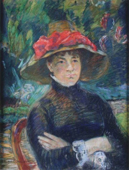 Portrait de Madame Guillaumin by Armand Guillaumin, 1890