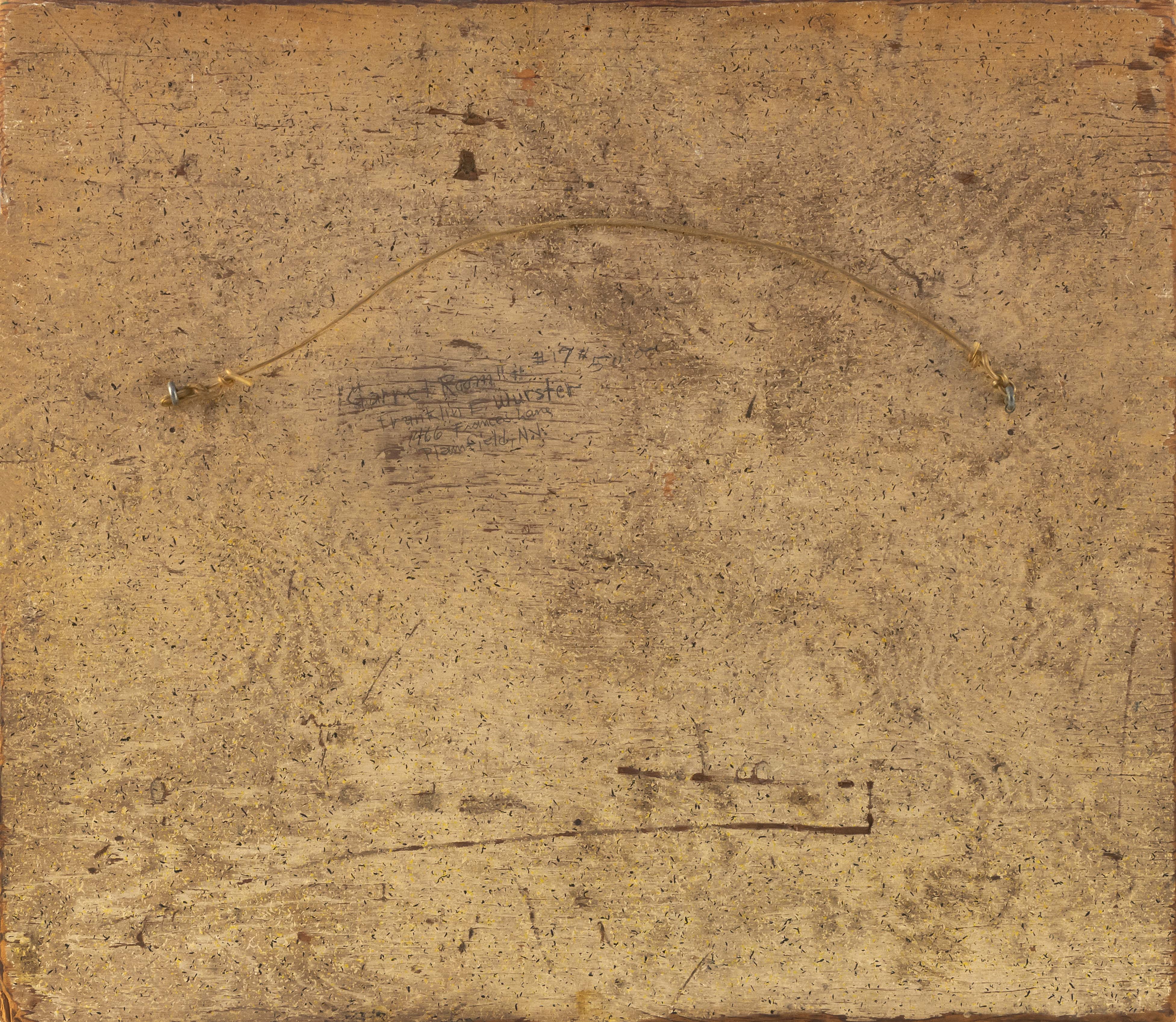 Artwork by Franklin Wurster, The Garret Room", Made of Oil on board