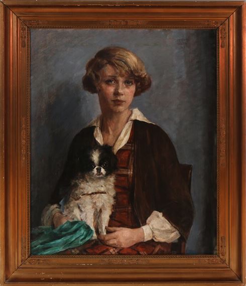 Bertha Dorph | Portrait of Lise Weel, née Dorph (1902–1976) | MutualArt