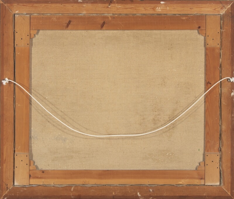 Artwork by Einar Nielsen Korlind, Scenery from Allinge Sandvig, Bornholm, Made of Oil on canvas