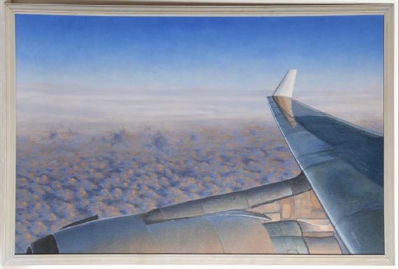 Westbound Across the Early Morning Sky by Mickey Frome, 2003