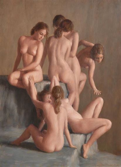Female Nudes by Harry Holland