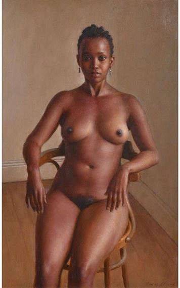 Seated Nude by Harry Holland