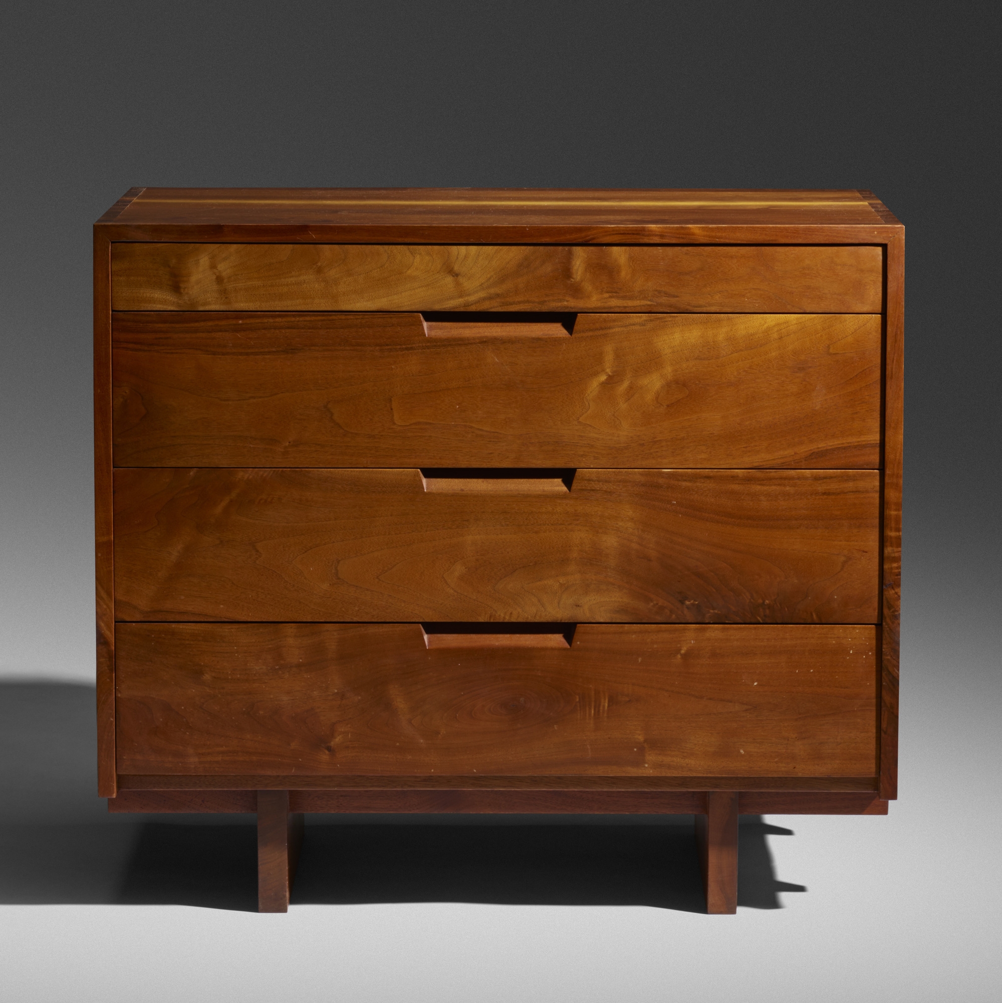 Nakashima with bookshelf MutualArt