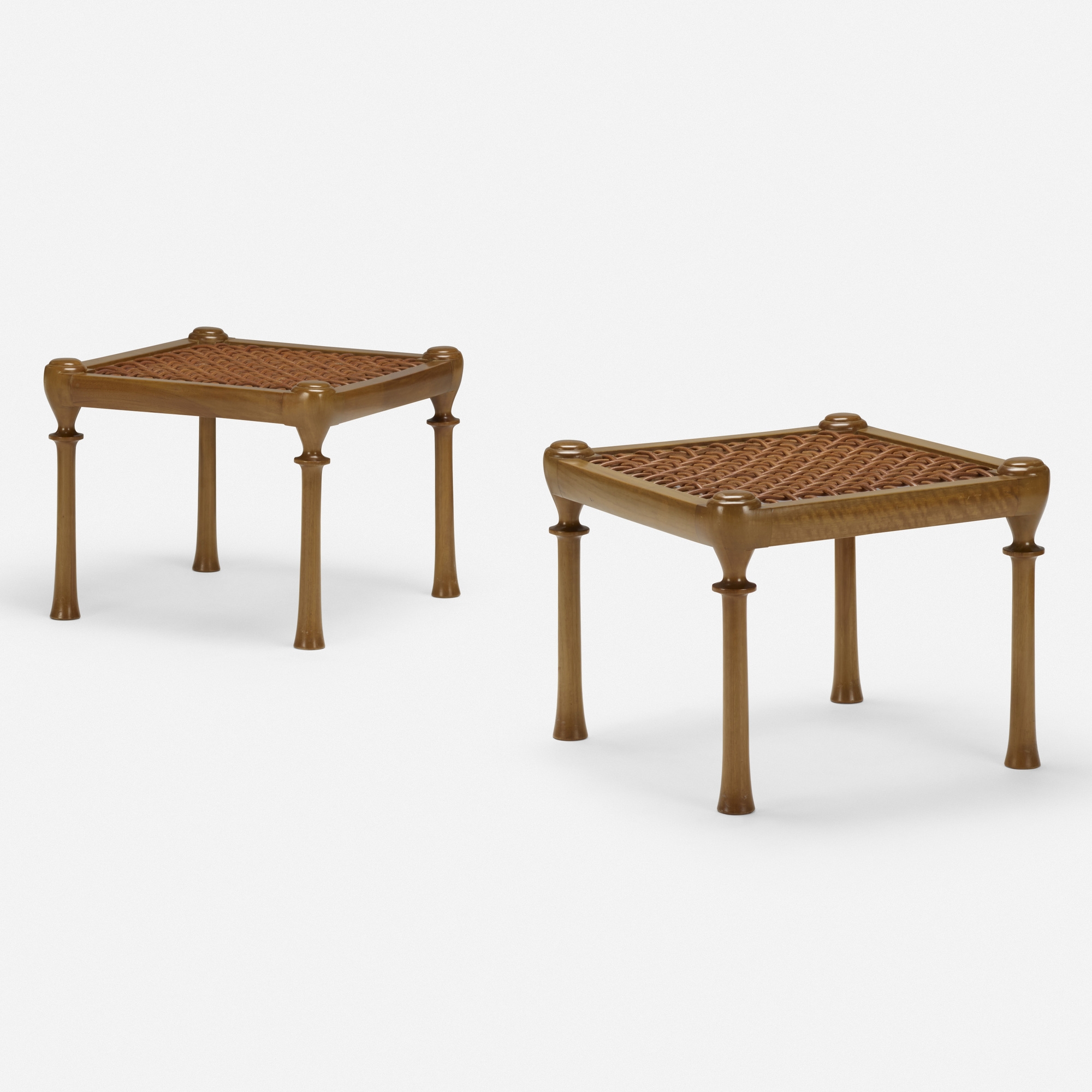Diphros stools, pair by Terence Harold Robsjohn-Gibbings, 1961