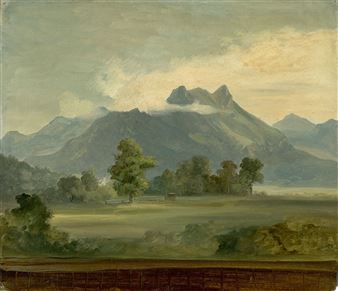 Wolken über einem Gebirge in Tirol - Friedrich Wasmann