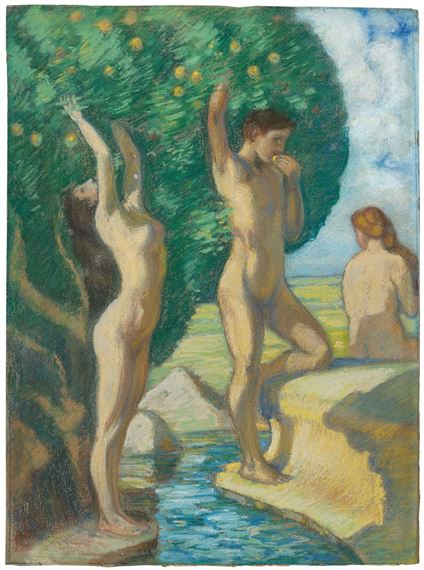 Idyll by Ludwig von Hofmann, Circa 1896