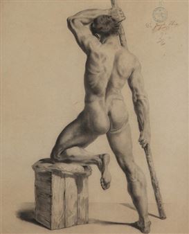 Academic study drawing - Theo De Jonghe