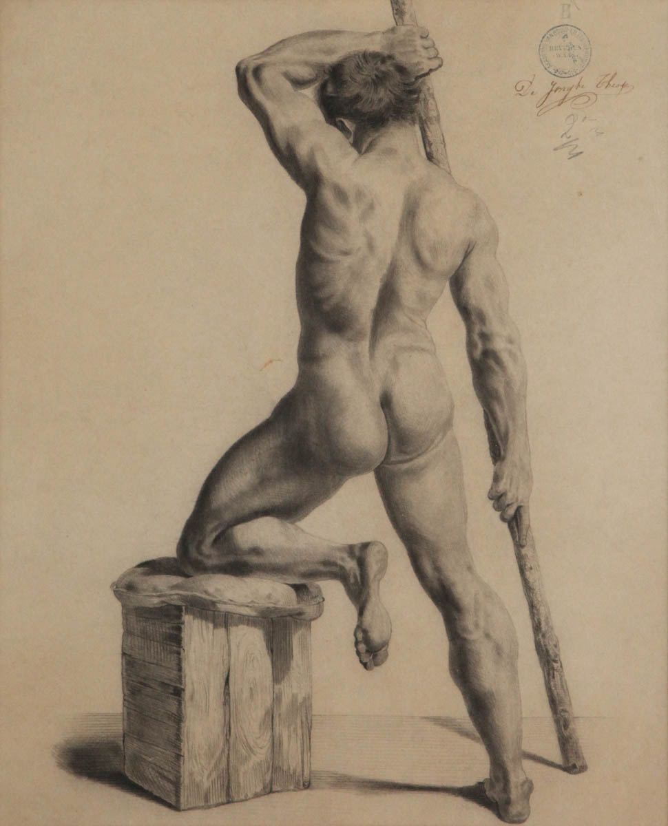 Artwork by Theo De Jonghe, Academic study drawing, Made of Pencil