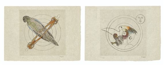 2 WORKS: STŘELNICE by Toyen, 1973