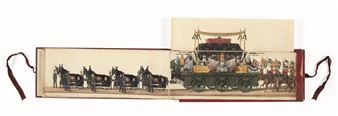 An Elaborate Panoramic View of the Funeral Procession of Arthur, Duke of Wellington - George Augustus Henry Sala