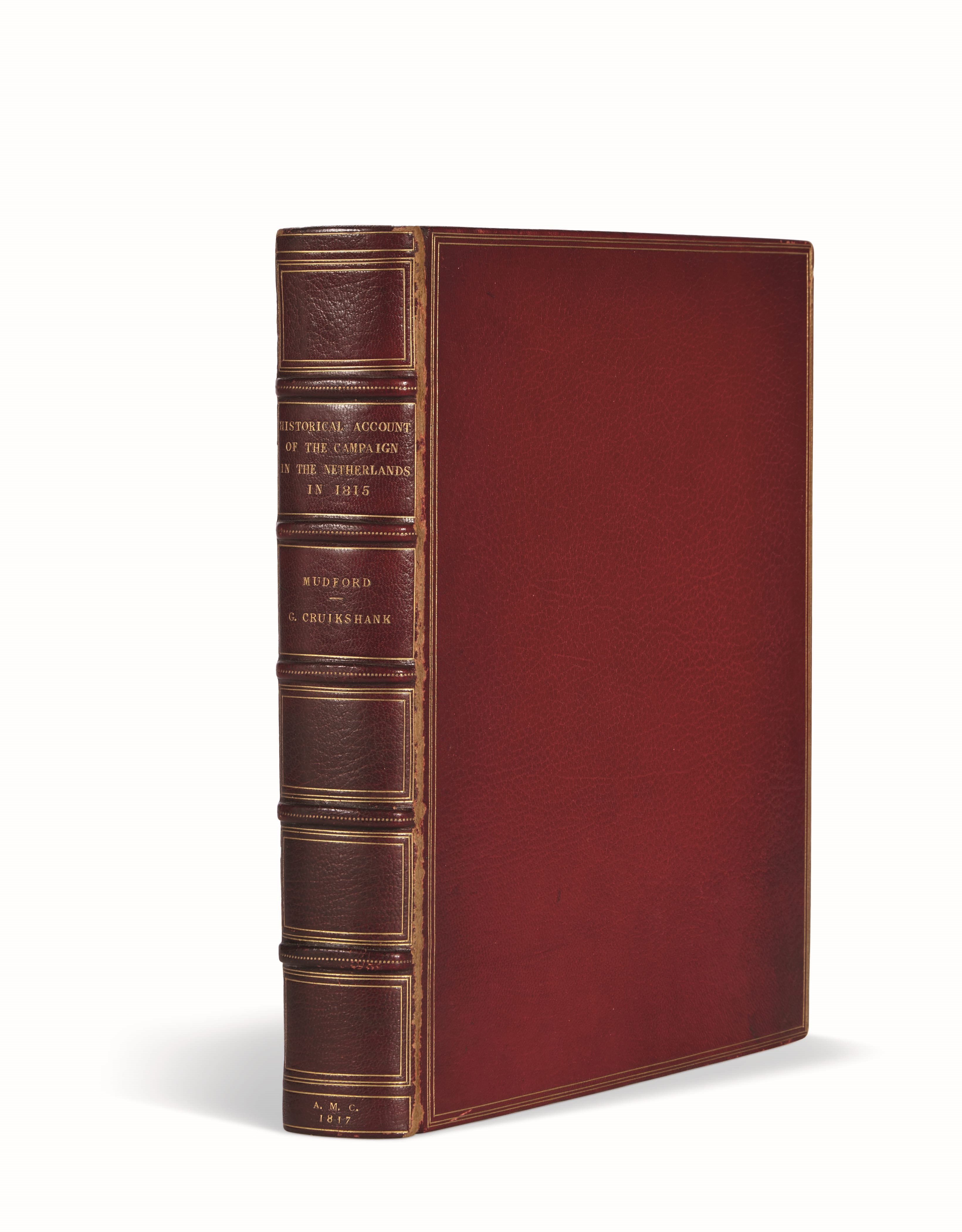 Artwork by George Cruikshank, William Mudford, An Historical Account of the Campaign in the Netherlands, in 1815, Under His Grace the Duke of Wellington and Marshal Prince Blucher, Comprising the Battles of Ligny, Quartre Bras, and Waterloo, Made of hand-colored aquatint and etched plates