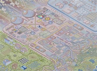 The Vibrant, Illusionary Landscapes of Colin Prahl