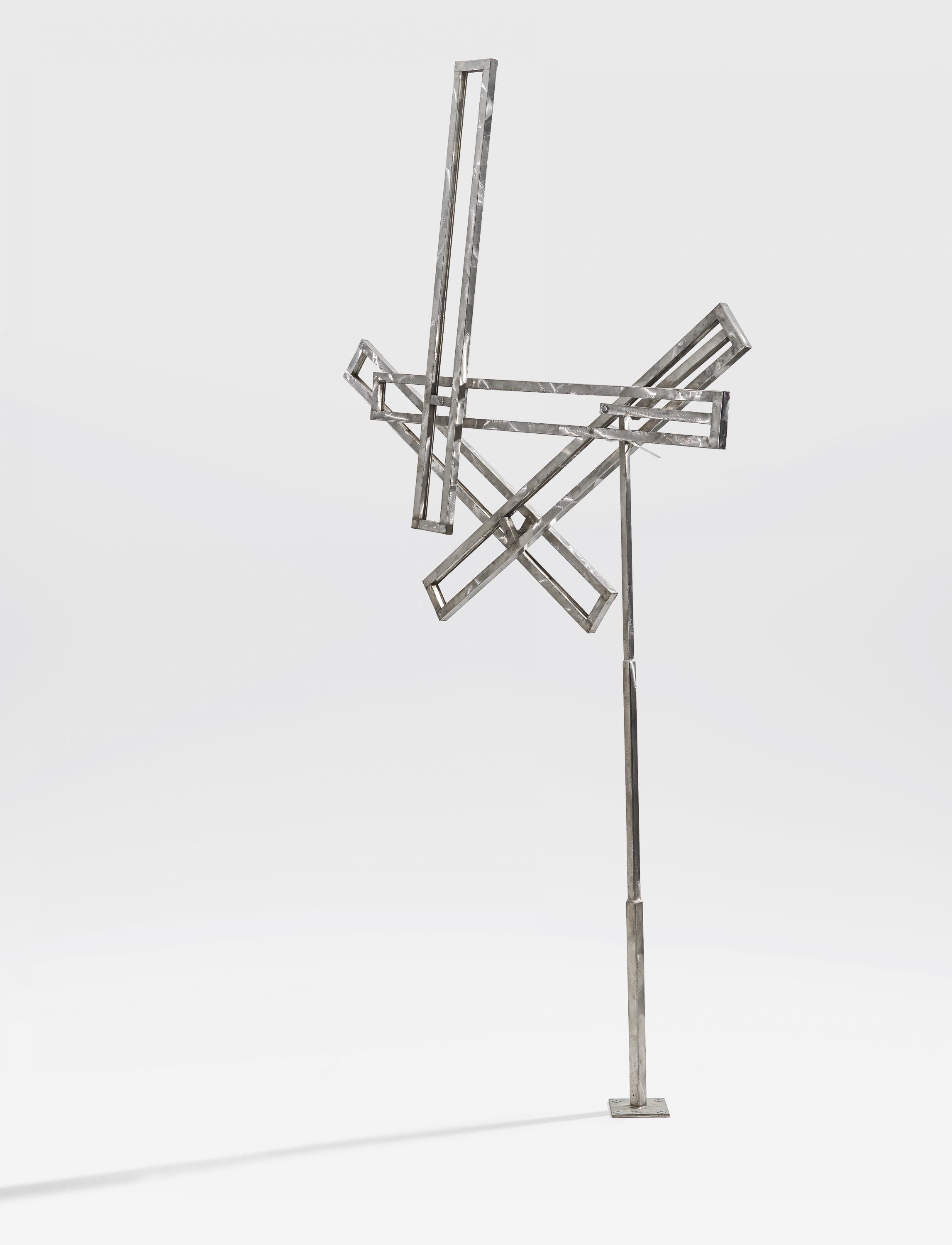 George Rickey | Four open rectangles diagonal jointed III (1984 ...