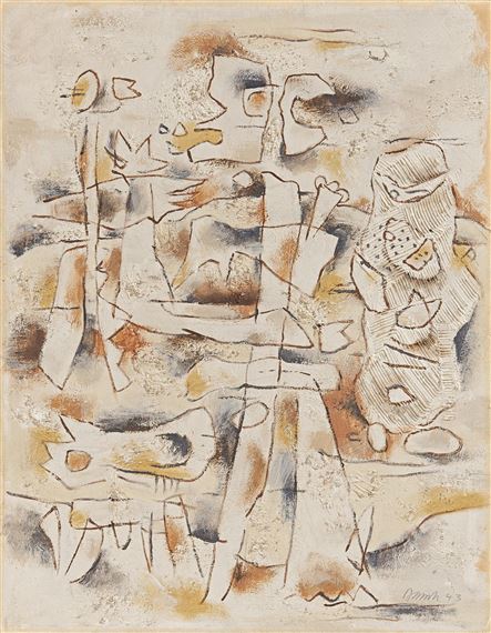 Rocky Landscape by Willi Baumeister, 1943