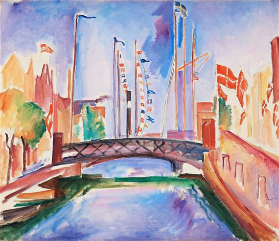 Broen, Kobenhavn by Tor Bjurström, 1916