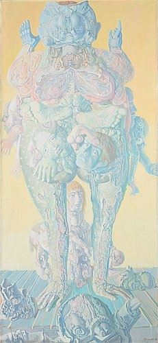 Homme Fleurs by Miodrag Djuric Dado, 1966-1967