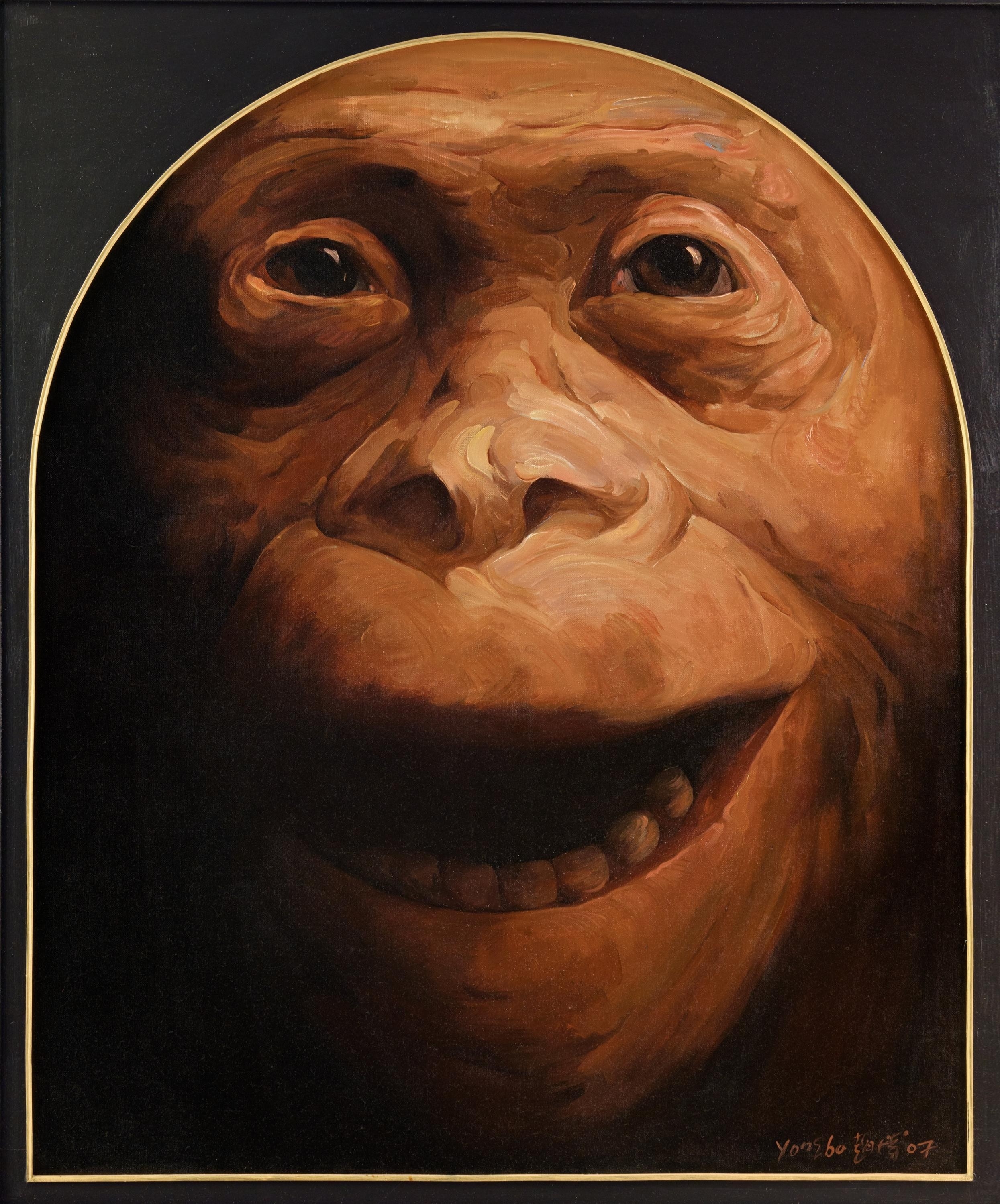 Artwork by Zhao Yongbo, Monkey, Made of Oil on canvas