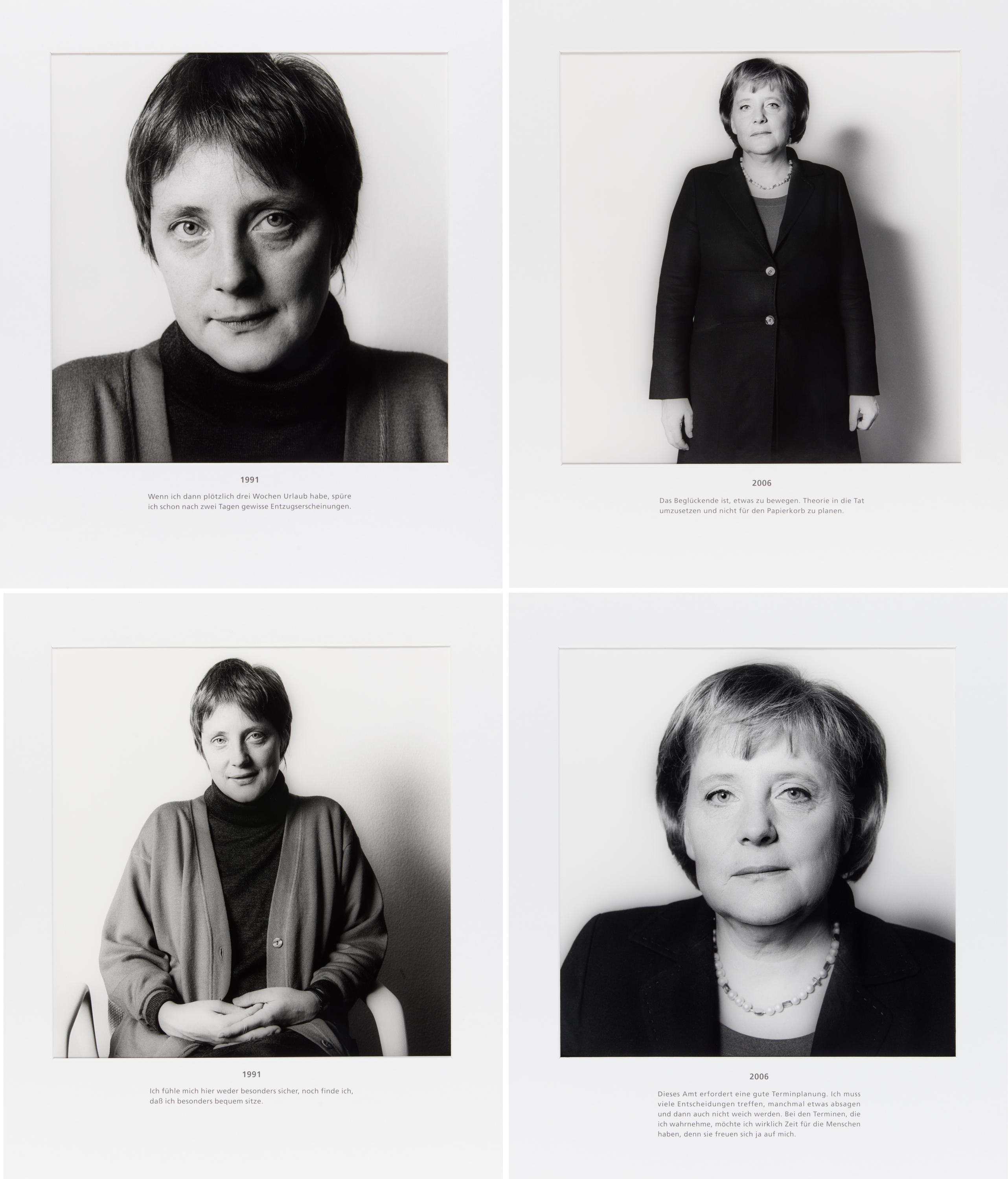 Angela Merkel. From the series: Traces of Power by Herlinde Koelbl, Circa 1991-2006