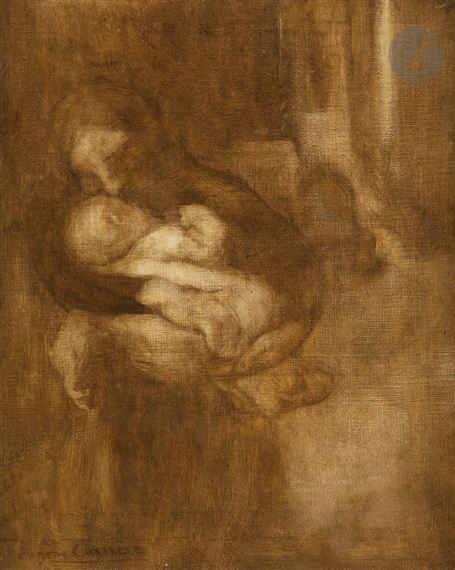 Maternité by Eugène Carrière, 1899