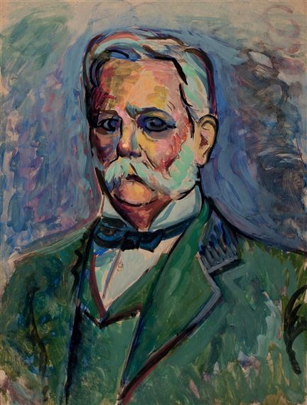 Vladimir Davidovich Baranoff-Rossiné | Portrait de gentleman | MutualArt