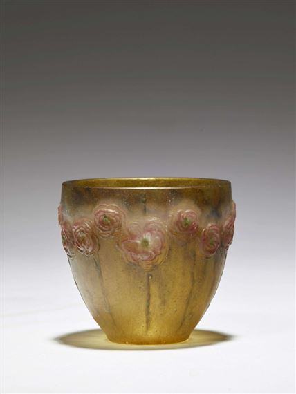 Vase "petites roses" by Gabriel Argy-Rousseau, 1921