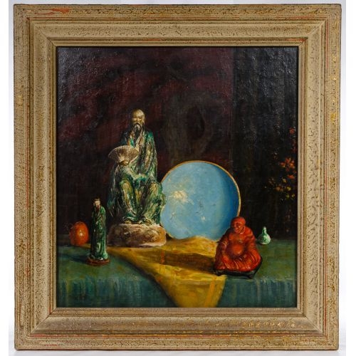 Artwork by Miles Jefferson Early, TEMPLE TREASURES, Made of oil on canvas