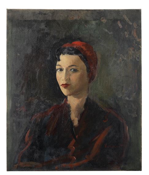 Portrait of Elizabeth Welsh by Jacob Kramer, 1941