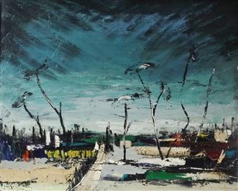 Peisaj de iarna - Constantin Calafeteanu