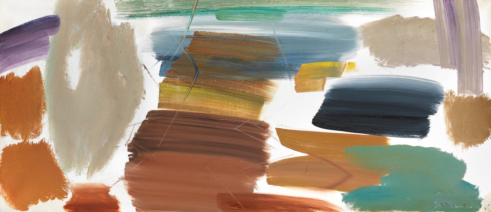 Artwork by Ivon Hitchens, Crystal Era, Made of oil on canvas