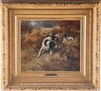 SETTERS ON POINT" - Gustave Muss-Arnolt