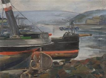 In the River Harbour - Václav Beneš