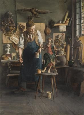 A Village Artist by Leopold Bara, 1906