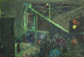 In the Rain in front of Sparta - Vladimír Hlubuček