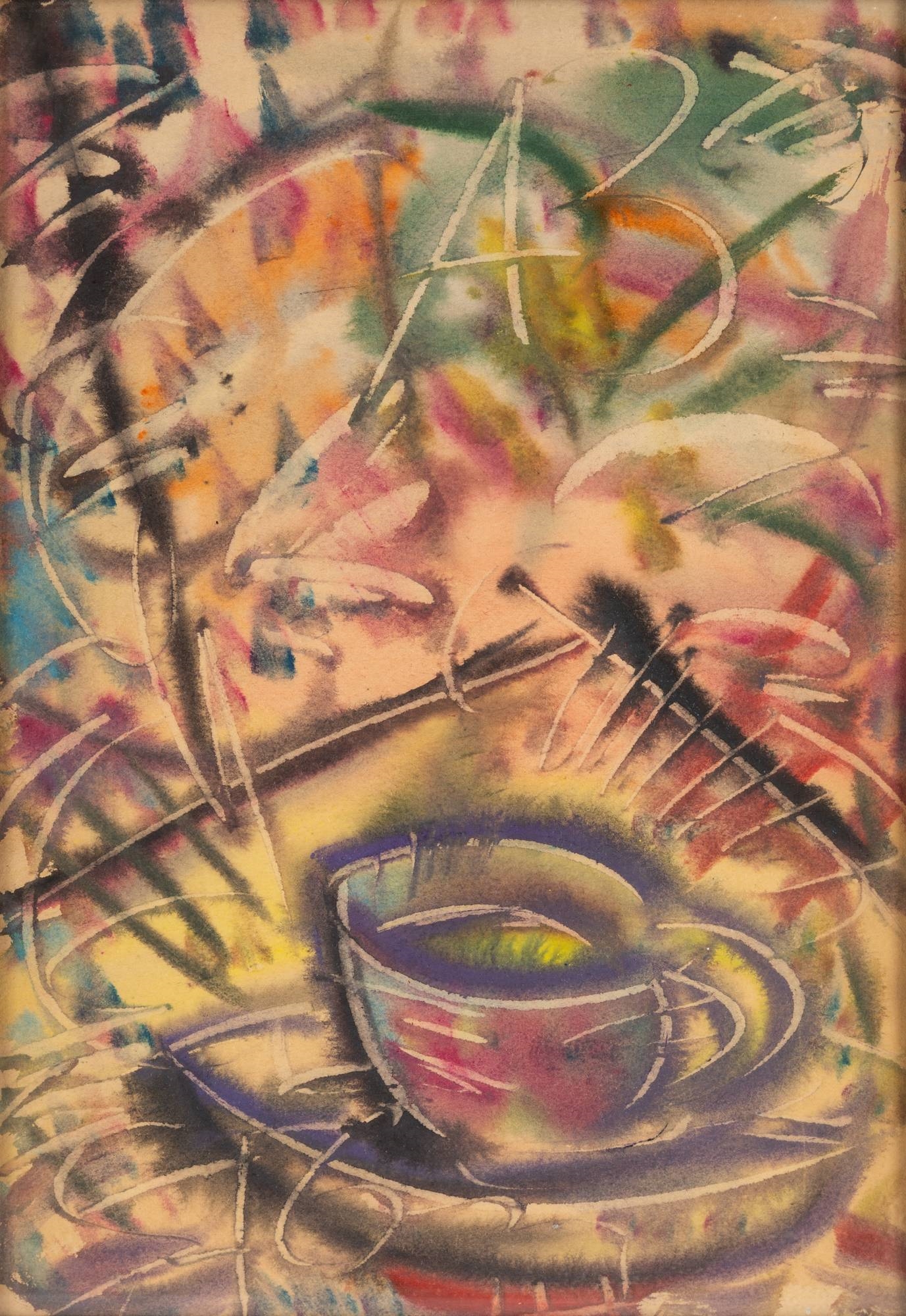 Tea Cup by Anatoly Zverev, 1976