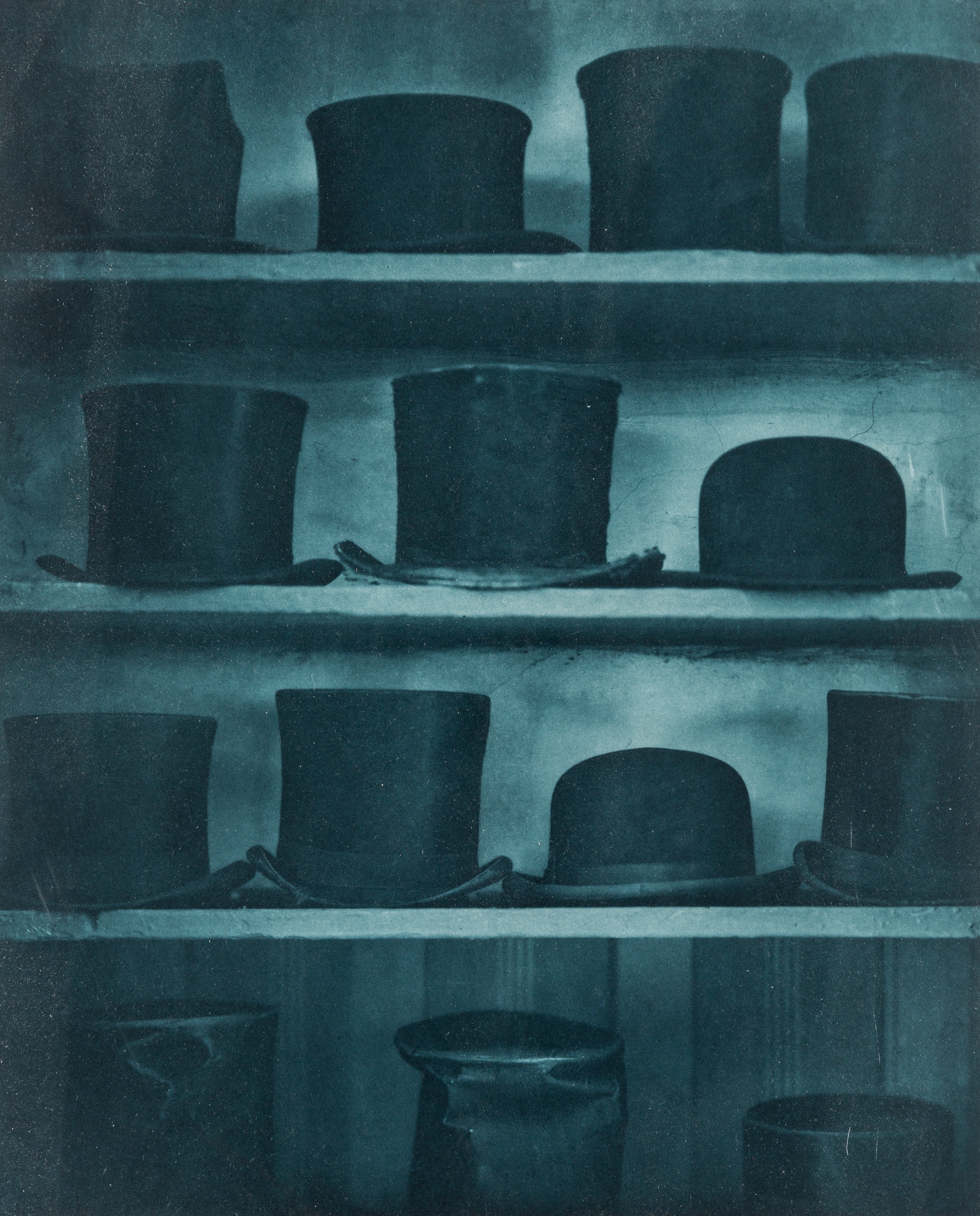 Artwork by David McDermott, Peter Thomas McGough, The Hat Ambery, Made of toned photogravure