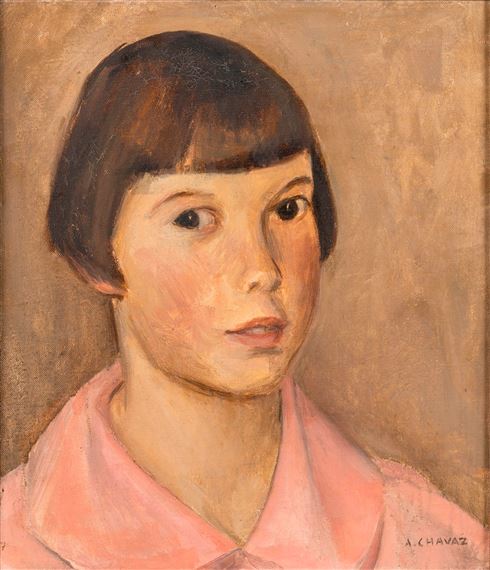 Portrait de jeune femme by Albert Chavaz