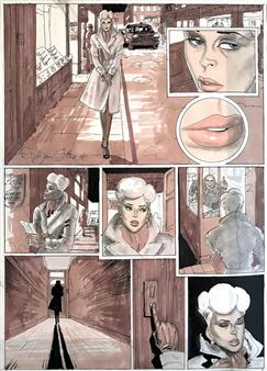 Opening art for erotic graphic novel - Robin Ray