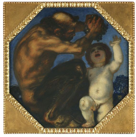 Faun und Bacchusknabe by Franz von Stuck, 1905