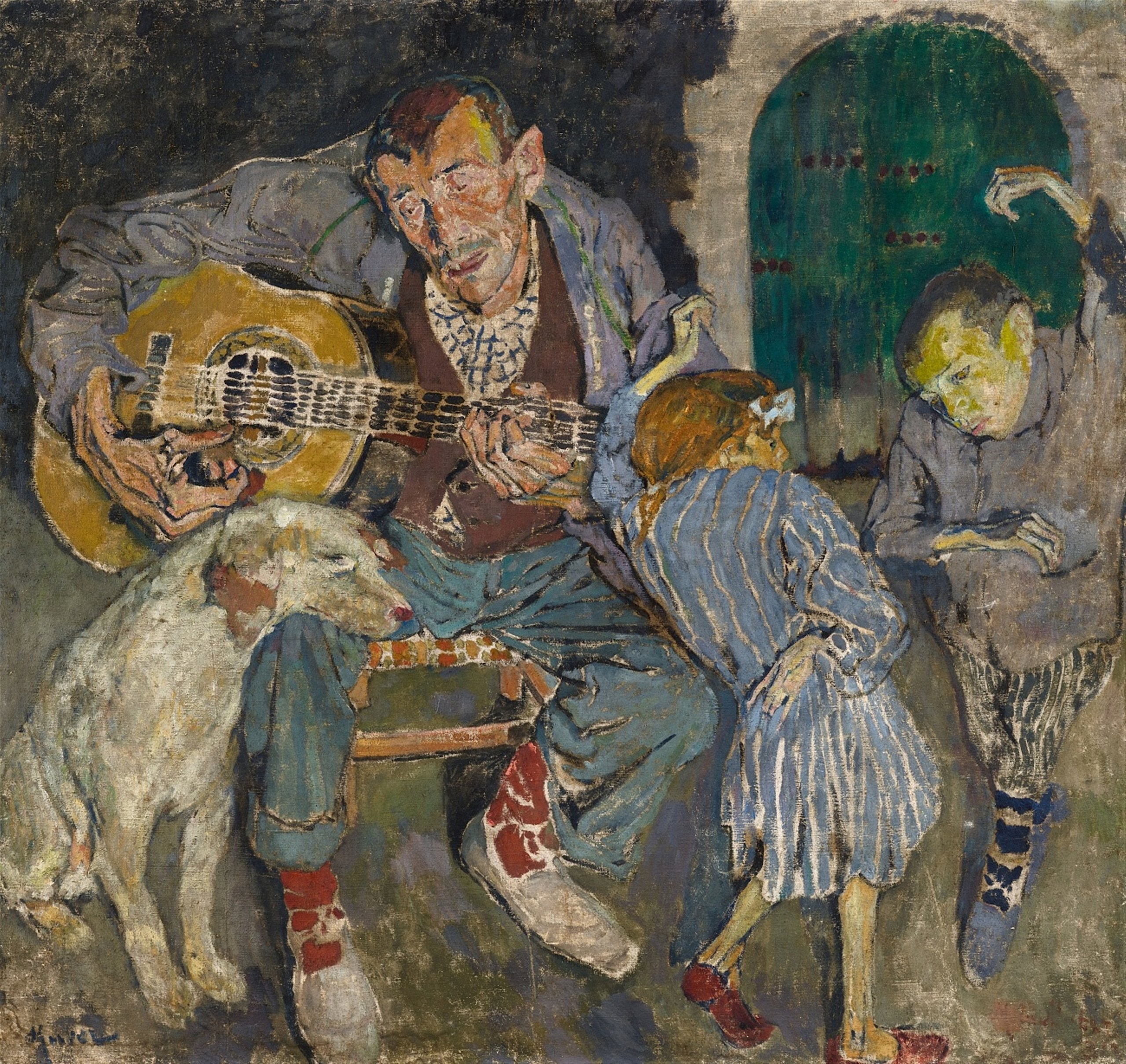 Artwork by Maria-Mela Muter, Spanischer Tanz (Danse espagnole), Made of Oil on canvas