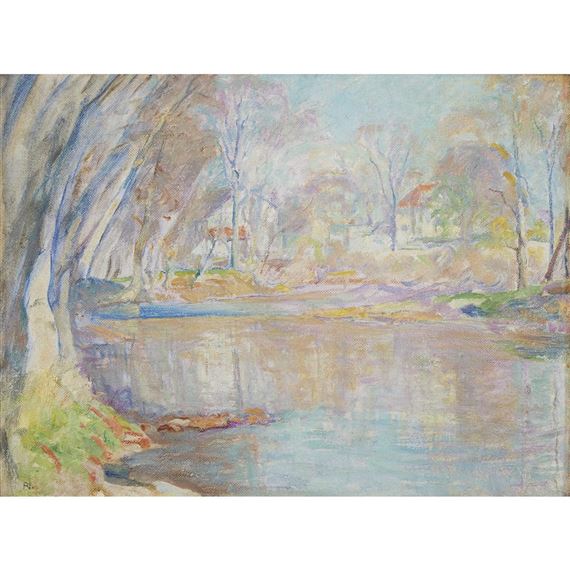 NESHAMINY AUTUMN by Roy Cleveland Nuse, 1943