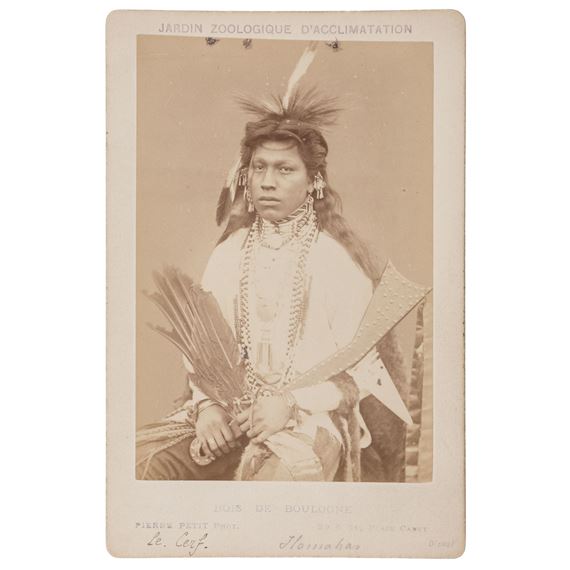 The Stag, Omaha by Pierre Petit, 1883