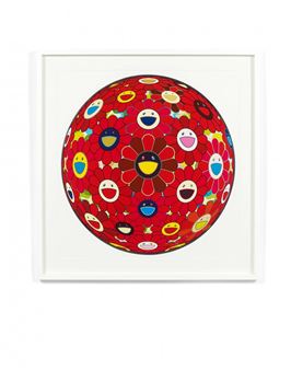 Takashi Murakami | Flower Ball (3-D) Sunflower; Flower Ball (3-D ...
