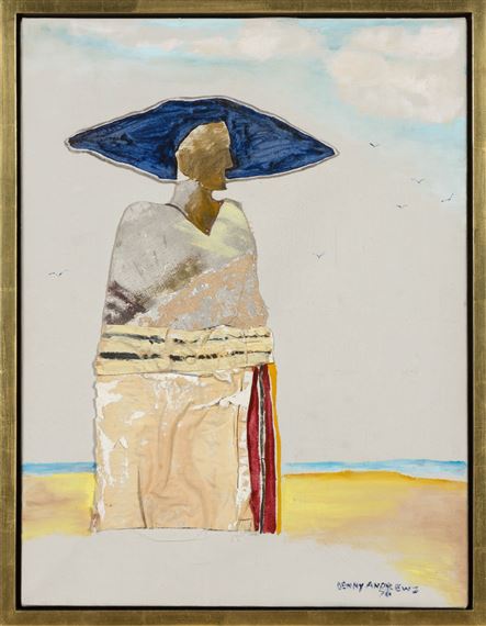 The Beach by Benny Andrews, 1976