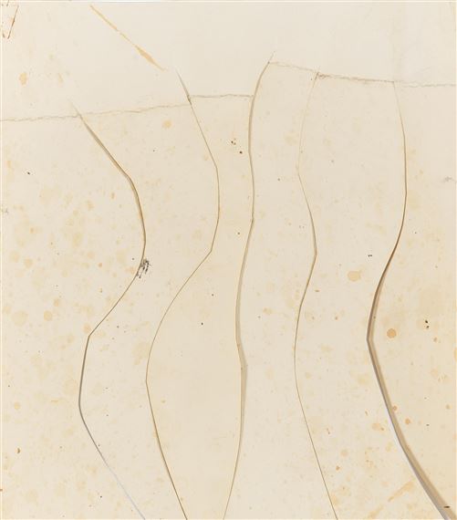 Sechs Geschwungene Bahnen by Hermann Glöckner