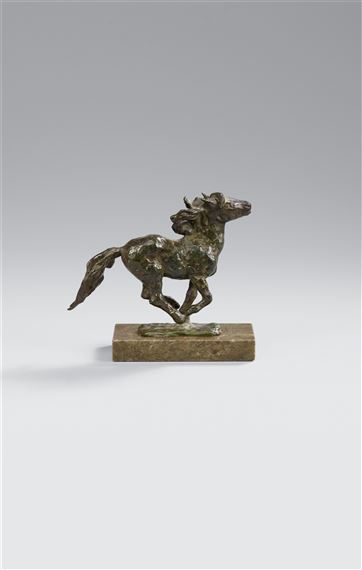 Jagendes Shetlandpony (Galoppierendes Pony) by Renee Sintenis, 1937