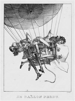 Le ballon perdu - Paul Gavarni