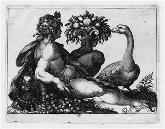 Folge mit sieben Meerwesen und Seegötter - Adam Fuchs