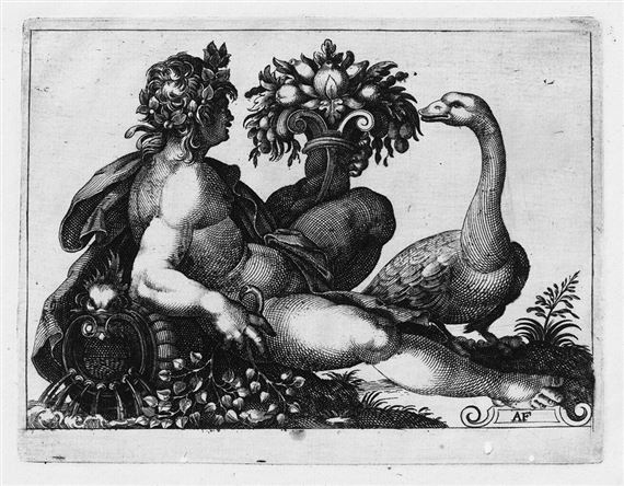 Folge mit sieben Meerwesen und Seegötter - Adam Fuchs